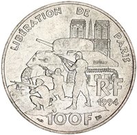 100 Francs obverse
