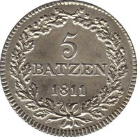 5 Batzen reverse