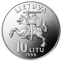10 Litų obverse