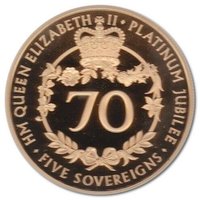 5 Sovereigns reverse