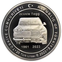 20 Lira obverse