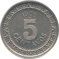 5 Centavos reverse