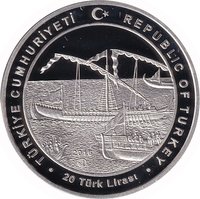 20 Lira obverse
