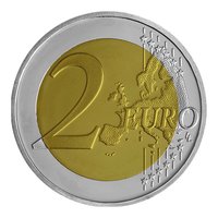 2 Euro reverse