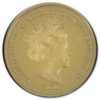 ¼ Sovereign obverse