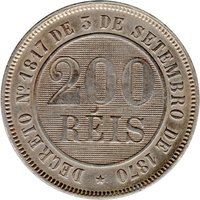 200 Réis reverse