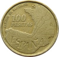 100 Pesetas obverse