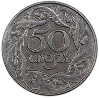 50 Groszys reverse