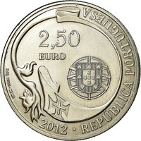 2½ Euro obverse