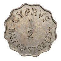 ½ Piastre reverse