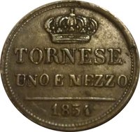 1½ Tornese reverse
