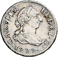 ½ Real obverse
