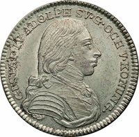 ⅙ Riksdaler obverse