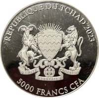 5000 Francs CFA obverse