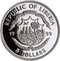 5 Dollars obverse