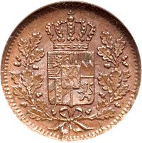 1 Heller obverse