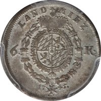 6 Kreuzer Landmunze reverse