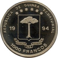 1000 Francos CFA obverse