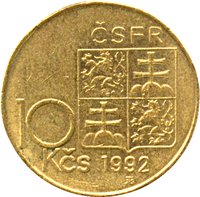 10 Korun / Korún obverse