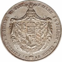 3½ Gulden reverse
