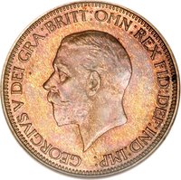 ½ Penny obverse
