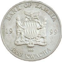 5000 Kwacha obverse