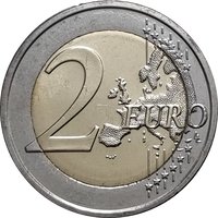 2 Euro reverse