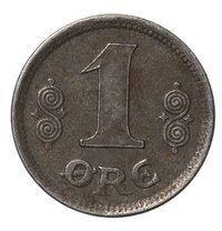 1 Øre reverse