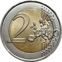 2 Euro reverse