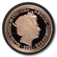 ¼ Sovereign obverse