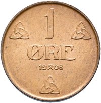 1 Øre reverse