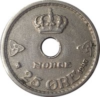 25 Øre reverse