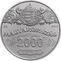 2000 Forint obverse