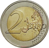 2 Euro reverse