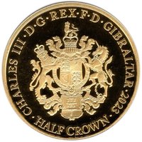 ½ Crown obverse