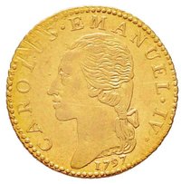 ½ Doppia obverse