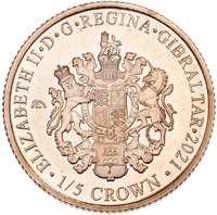 ⅕ Crown obverse
