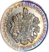 ⅒ Crown obverse