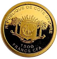 1500 Francs CFA obverse