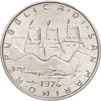 5 Lire obverse