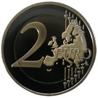 2 Euro reverse