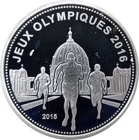 1000 Francs CFA reverse