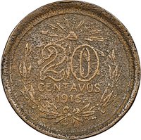 20 Centavos reverse