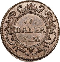1 Silver Daler reverse
