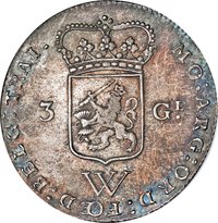 3 Gulden obverse