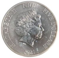 5 Dollars obverse