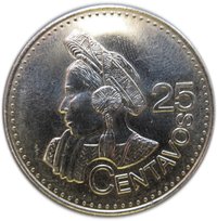 25 Centavos reverse