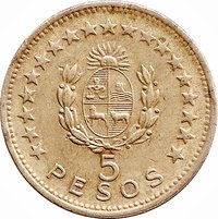 5 Pesos reverse