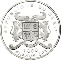 1000 Francs CFA obverse