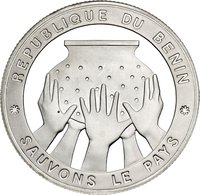1000 Francs CFA reverse